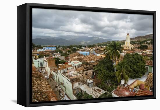 An Elevated View of the Terracotta Roofs and the Bell Tower of the Museo Nacional De La Lucha-Yadid Levy-Framed Premier Image Canvas