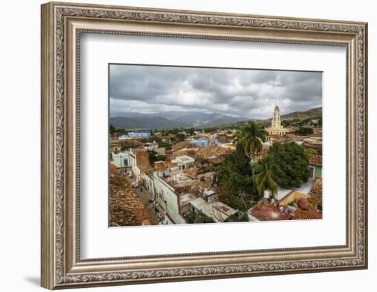 An Elevated View of the Terracotta Roofs and the Bell Tower of the Museo Nacional De La Lucha-Yadid Levy-Framed Photographic Print