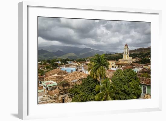 An Elevated View of the Terracotta Roofs and the Bell Tower of the Museo Nacional De La Lucha-Yadid Levy-Framed Photographic Print