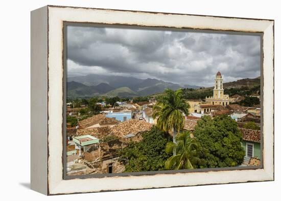 An Elevated View of the Terracotta Roofs and the Bell Tower of the Museo Nacional De La Lucha-Yadid Levy-Framed Premier Image Canvas
