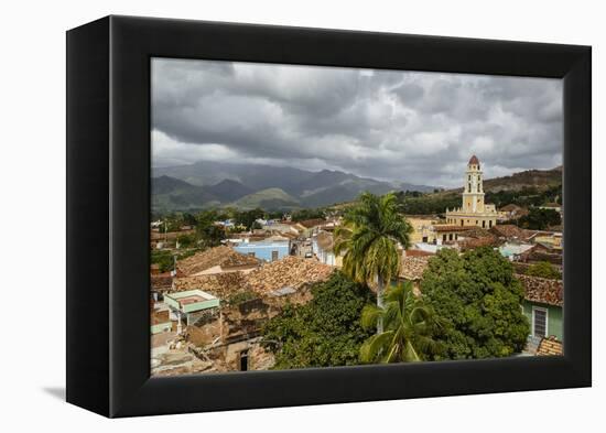 An Elevated View of the Terracotta Roofs and the Bell Tower of the Museo Nacional De La Lucha-Yadid Levy-Framed Premier Image Canvas