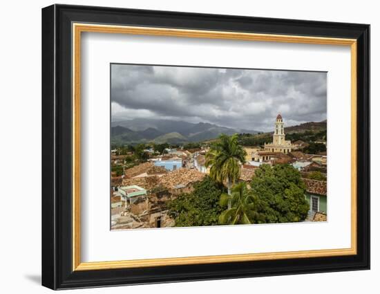 An Elevated View of the Terracotta Roofs and the Bell Tower of the Museo Nacional De La Lucha-Yadid Levy-Framed Photographic Print