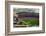 An elevated view of the third Busch Stadium, St. Louis, Missouri, where the Pittsburgh Pirates b...-null-Framed Photographic Print