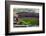 An elevated view of the third Busch Stadium, St. Louis, Missouri, where the Pittsburgh Pirates b...-null-Framed Photographic Print