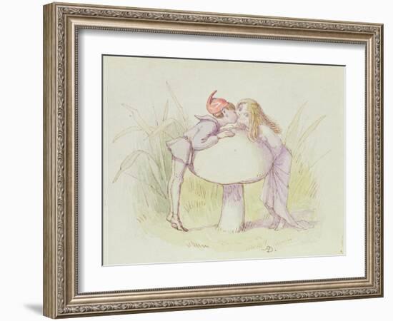 An Elf and a Fairy-Richard Doyle-Framed Giclee Print