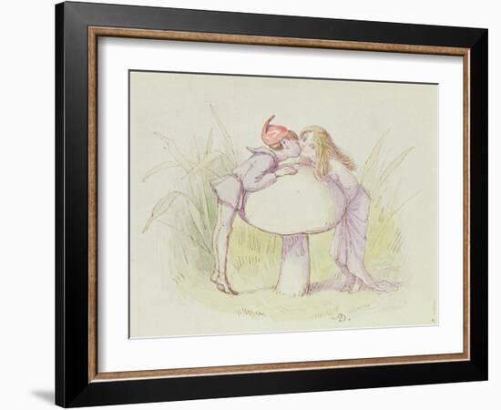 An Elf and a Fairy-Richard Doyle-Framed Giclee Print