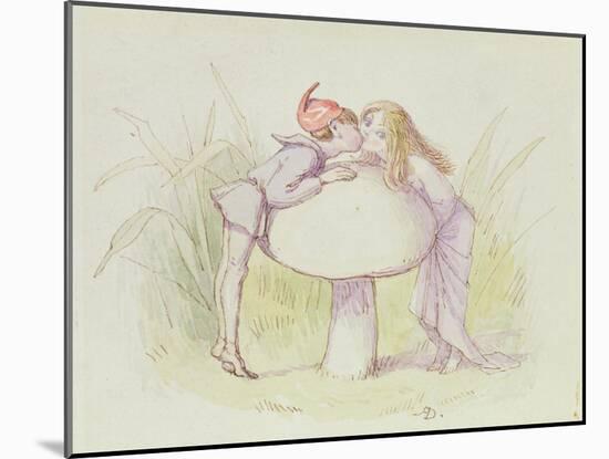 An Elf and a Fairy-Richard Doyle-Mounted Giclee Print