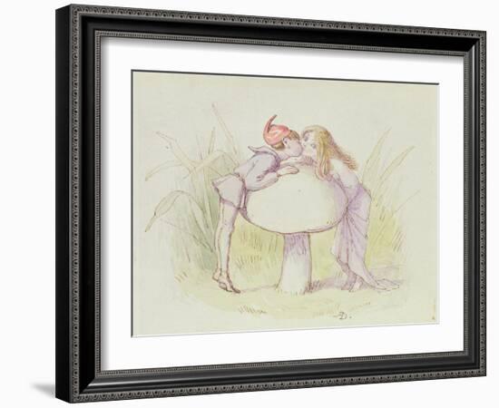 An Elf and a Fairy-Richard Doyle-Framed Giclee Print