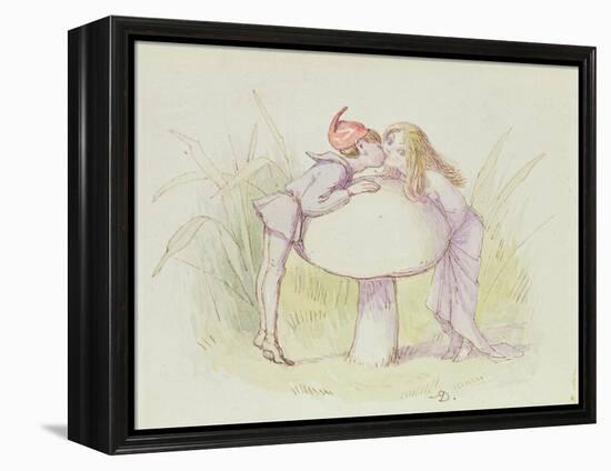 An Elf and a Fairy-Richard Doyle-Framed Premier Image Canvas