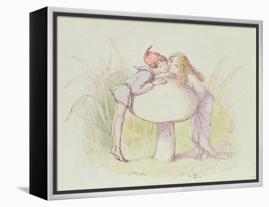 An Elf and a Fairy-Richard Doyle-Framed Premier Image Canvas