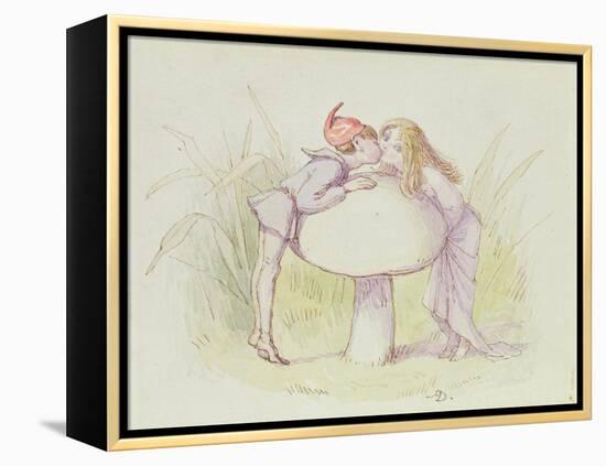 An Elf and a Fairy-Richard Doyle-Framed Premier Image Canvas