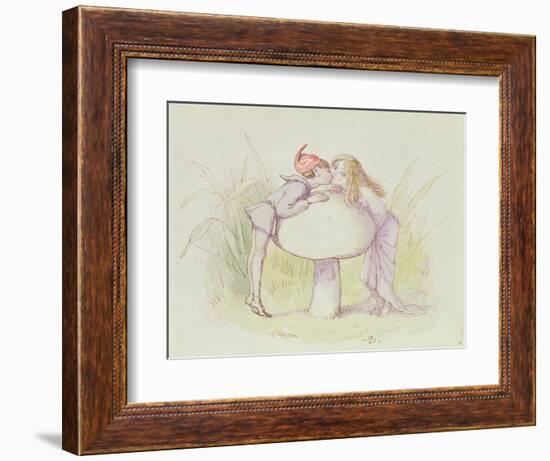 An Elf and a Fairy-Richard Doyle-Framed Giclee Print