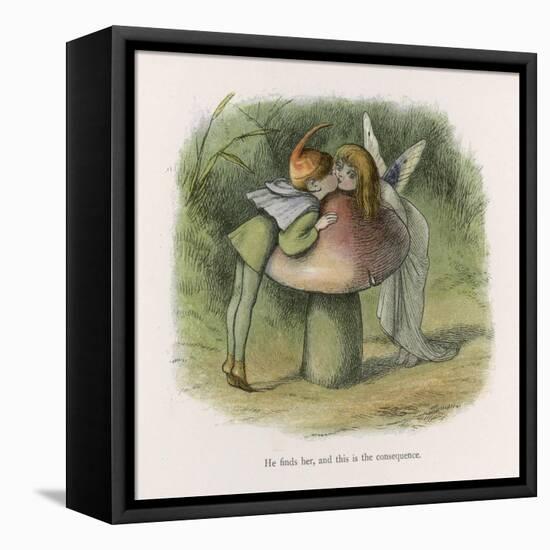 An Elf-Fairy Romance: He Finds Her and This is the Consequence-Richard Doyle-Framed Stretched Canvas