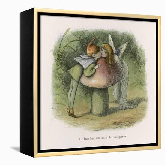 An Elf-Fairy Romance: He Finds Her and This is the Consequence-Richard Doyle-Framed Stretched Canvas