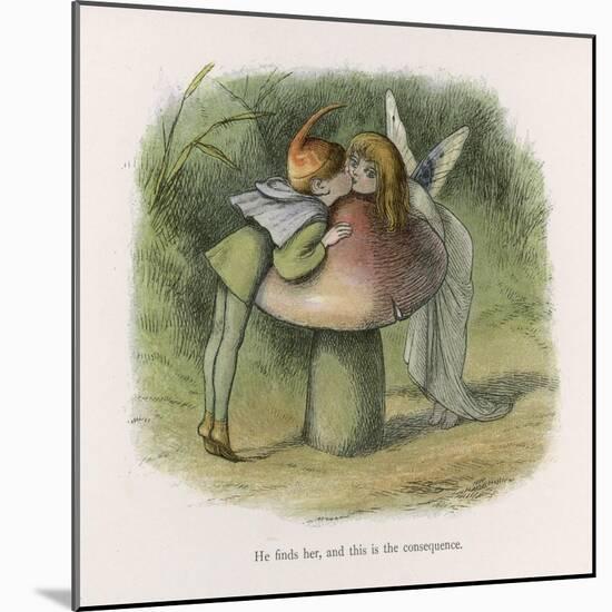 An Elf-Fairy Romance: He Finds Her and This is the Consequence-Richard Doyle-Mounted Art Print