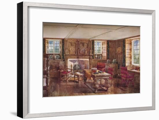 An Elizabethan Living Room, c19th century, (1923)-Unknown-Framed Giclee Print