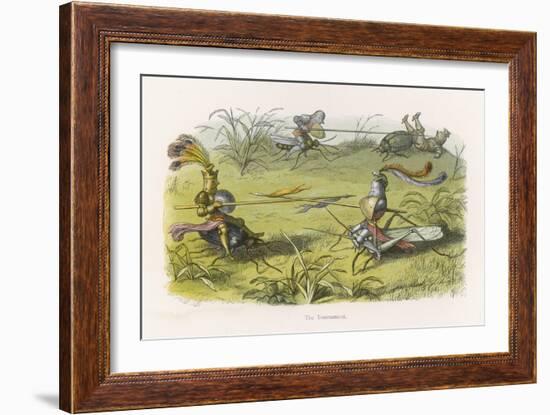 An Elves' Tournament-Richard Doyle-Framed Art Print