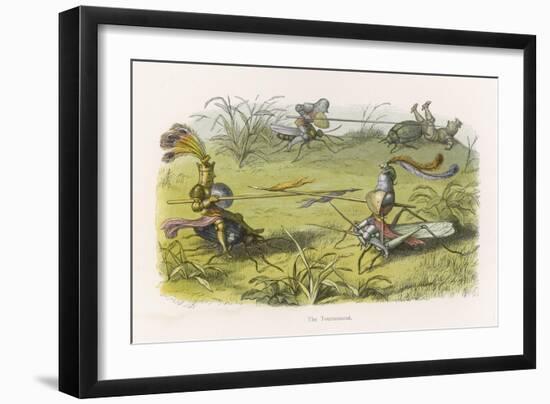 An Elves' Tournament-Richard Doyle-Framed Art Print