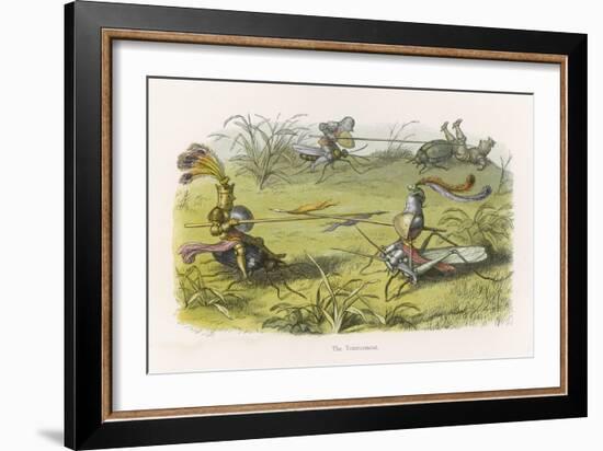 An Elves' Tournament-Richard Doyle-Framed Art Print