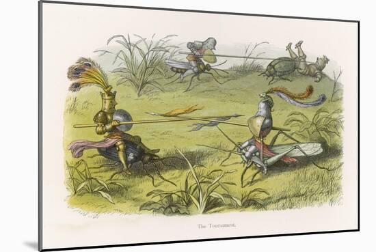 An Elves' Tournament-Richard Doyle-Mounted Art Print