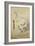 An Embroidered Picture, with Two Silver Pheasants in a Rocky Landscape with Plum Blossom and…-null-Framed Giclee Print