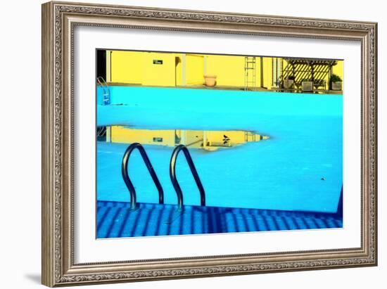 An Empty Public Swimming Pool in the Bronx, New York City-Sabine Jacobs-Framed Photographic Print