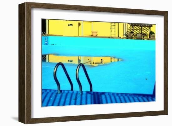 An Empty Public Swimming Pool in the Bronx, New York City-Sabine Jacobs-Framed Photographic Print