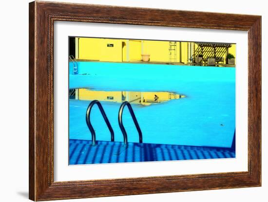 An Empty Public Swimming Pool in the Bronx, New York City-Sabine Jacobs-Framed Photographic Print