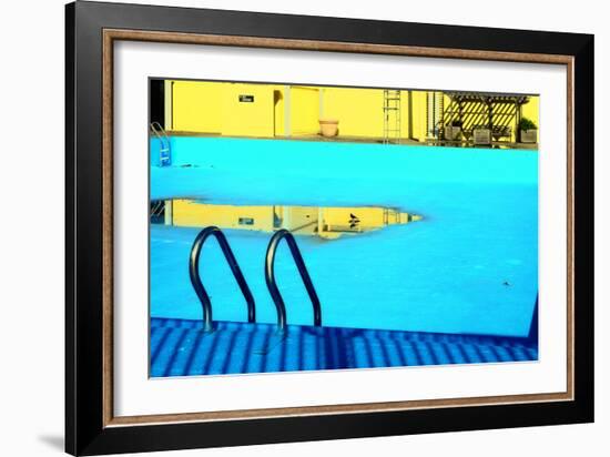 An Empty Public Swimming Pool in the Bronx, New York City-Sabine Jacobs-Framed Photographic Print