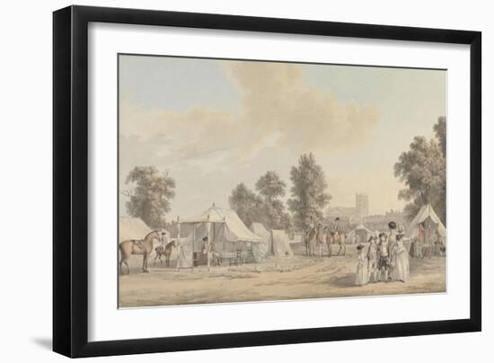 An Encampment in St. James's Park-Paul Sandby-Framed Giclee Print