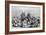 An Encampment of Mormon Converts in the Desert, C1846-null-Framed Giclee Print