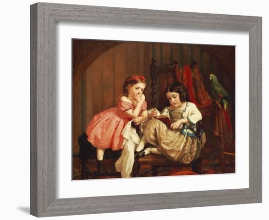 An Enchanting Tale, 1861-George Cochran Lambdin-Framed Giclee Print