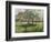 An Enclosure in Eragny-Camille Pissarro-Framed Giclee Print