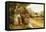An Encounter on the Road, circa 1900-Ernest Walbourn-Framed Premier Image Canvas