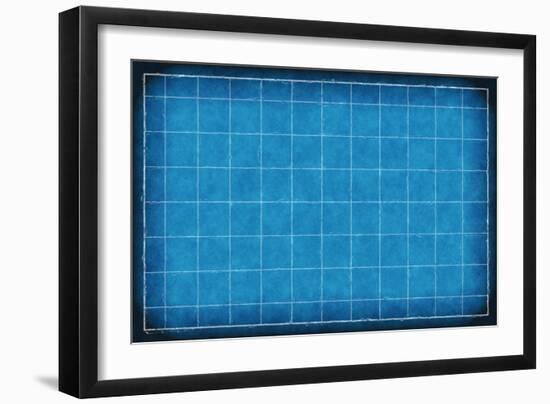 An Engineering Background with Blue Lines Art-kentoh-Framed Art Print