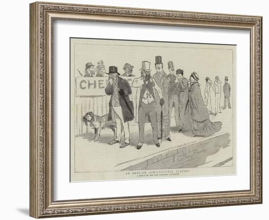 An English Agricultural Station-Randolph Caldecott-Framed Giclee Print