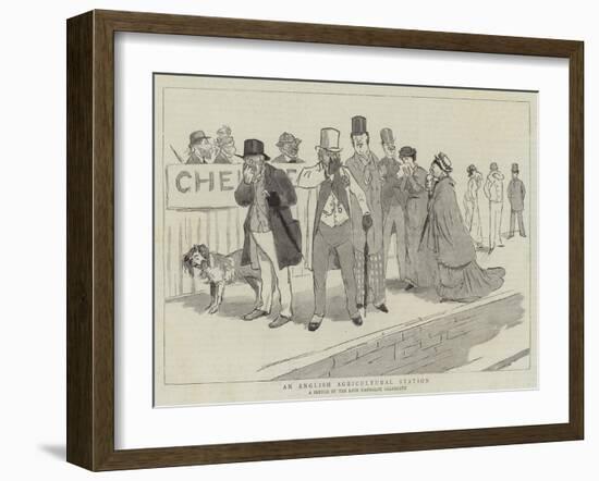 An English Agricultural Station-Randolph Caldecott-Framed Giclee Print