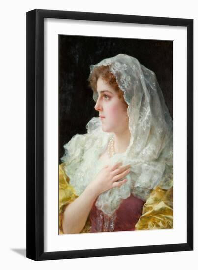 An English Beauty-Federigo Andreotti-Framed Premium Giclee Print