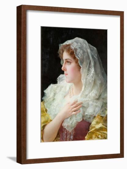 An English Beauty-Federigo Andreotti-Framed Premium Giclee Print