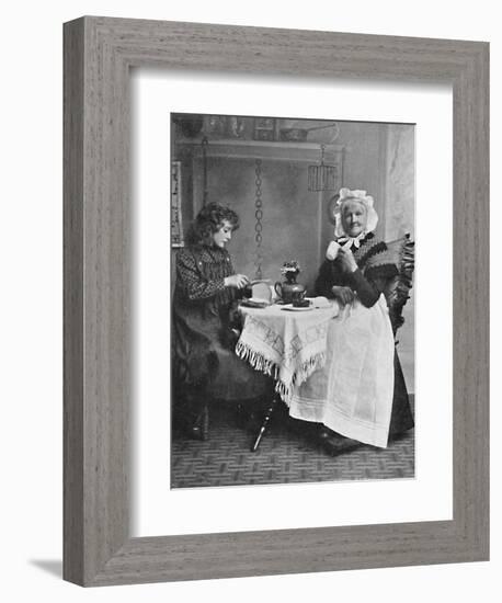 An English cottage scene, 1912-Unknown-Framed Photographic Print