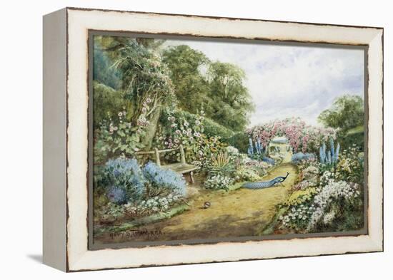 An English Country Garden-Henry Stannard-Framed Premier Image Canvas