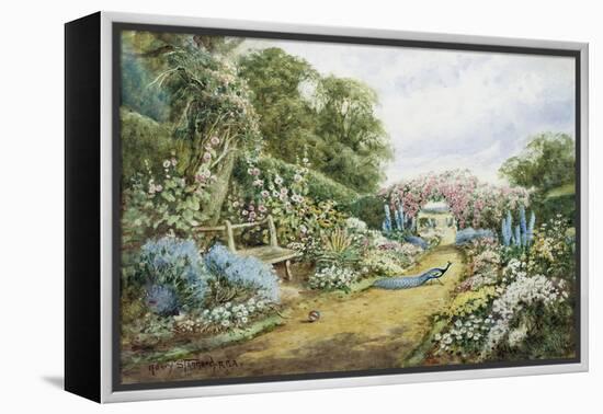 An English Country Garden-Henry Stannard-Framed Premier Image Canvas