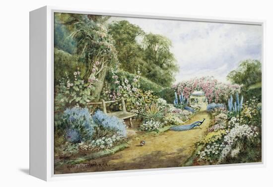 An English Country Garden-Henry Stannard-Framed Premier Image Canvas