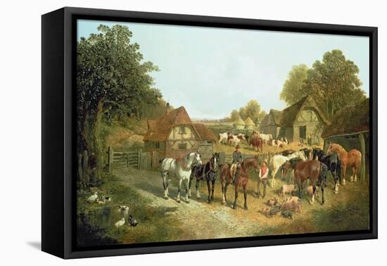 An English Homestead-John Frederick Herring I-Framed Premier Image Canvas
