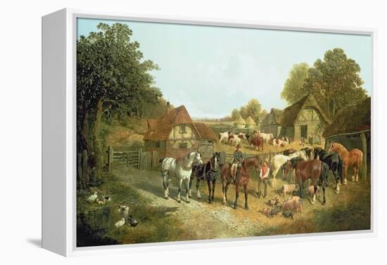 An English Homestead-John Frederick Herring I-Framed Premier Image Canvas