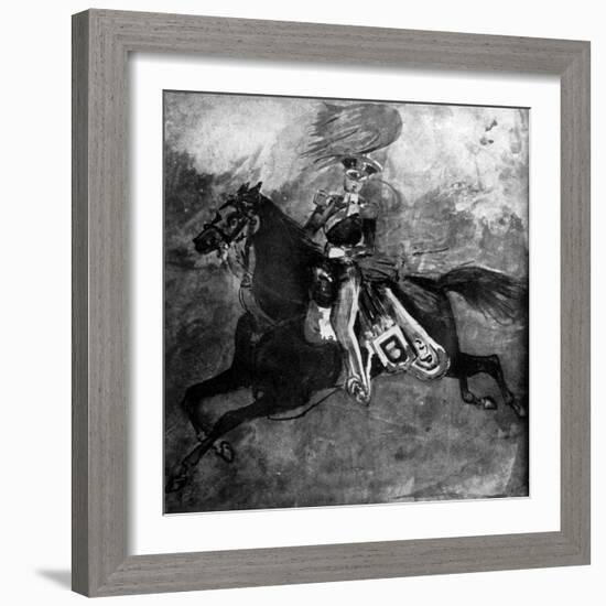 An English Officer, 19th Century-Constantin Guys-Framed Giclee Print