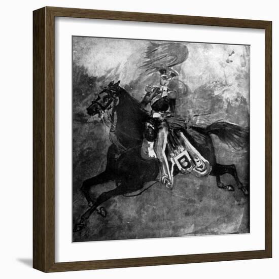 An English Officer, 19th Century-Constantin Guys-Framed Giclee Print