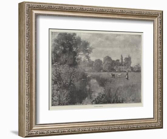 An English Pastoral-Henry John Yeend King-Framed Giclee Print