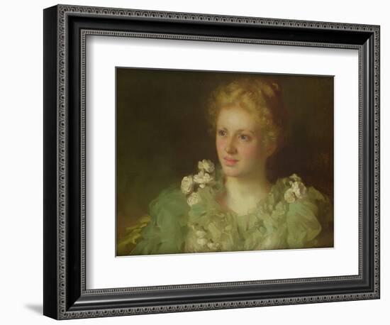 An English Rose-Joseph Clark-Framed Giclee Print