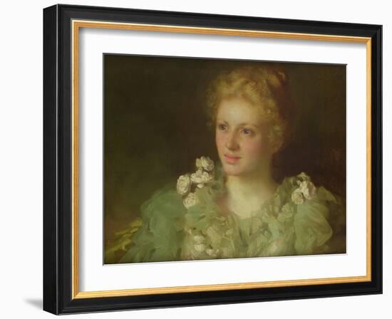 An English Rose-Joseph Clark-Framed Giclee Print